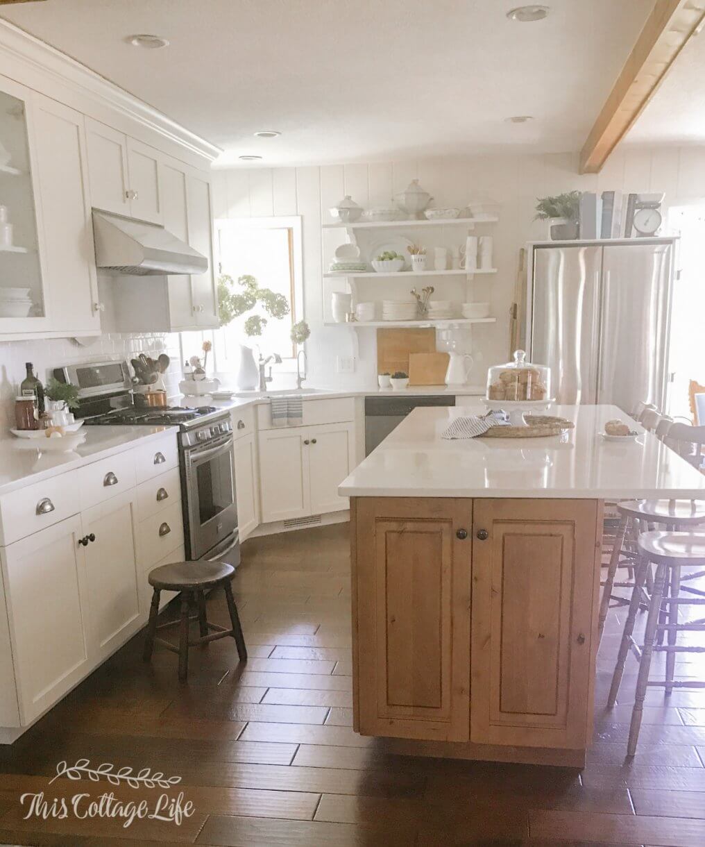 New Silestone Countertop And Subway Tile Backsplash This Cottage Life